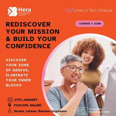 Rediscover Your Mission & Build Your Confidence event poster